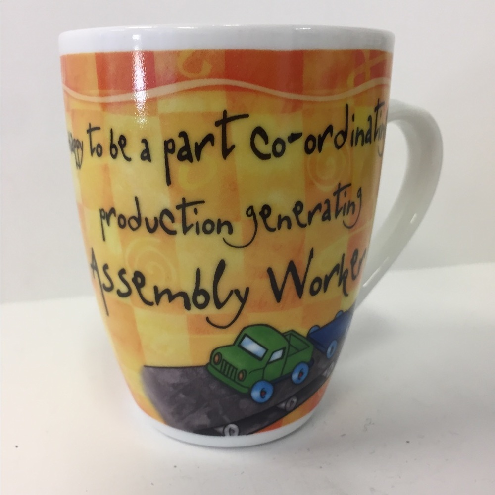 History & Heraldry Coffee Tea Mug Assembly Worker